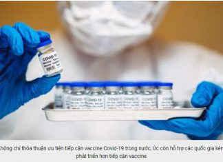 Úc ký các thỏa thuận về quyền ưu tiên tiếp cận những loại vaccine Covid-19 tiềm năng nhất